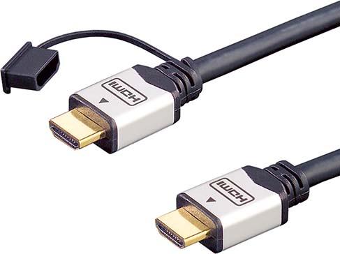 Produktbild E+P HDMI 401/5 HDMI-Kabel 5 m HDMI Typ A (Standard) Schwarz (5 m)