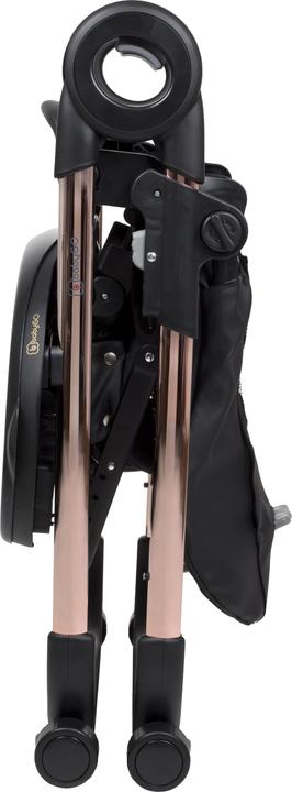 Actual product image BabyGo Divan Black-Gold high chair (Highchair)