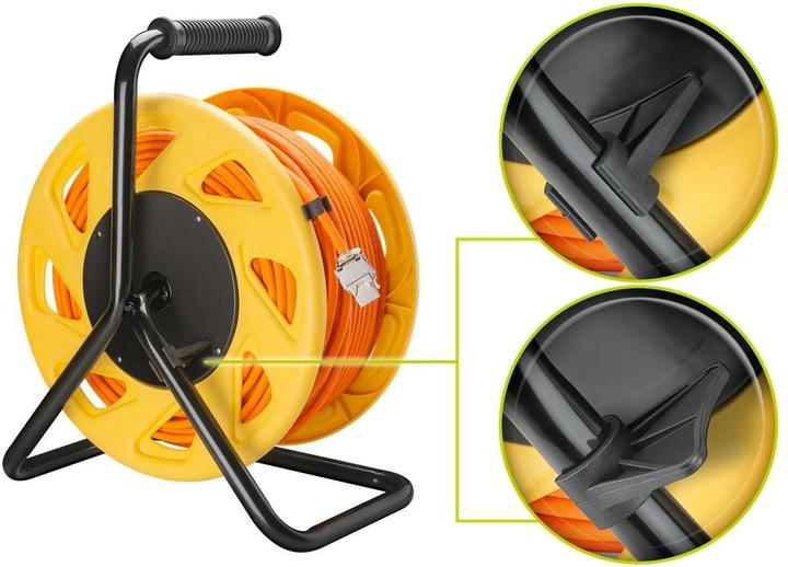 Actual product image Goobay Mobile cable drum (S/FTP, CAT7a, 50 m)