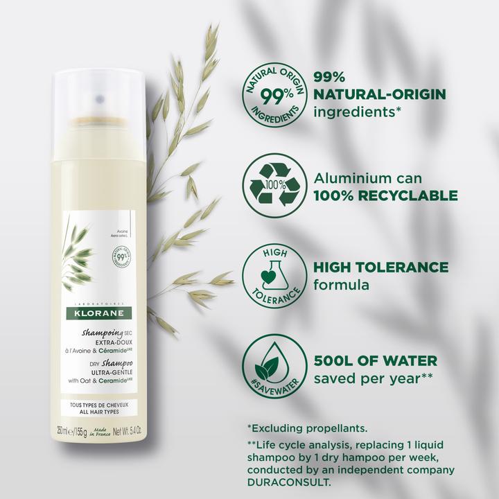 Immagine prodotto Klorane Trockenshampoo (50 ml, Shampoo secco)