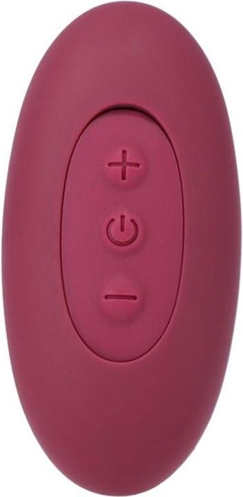 Actual product image Tryst Duet - Double Ended Vibrator with Wireless Remote - Berry