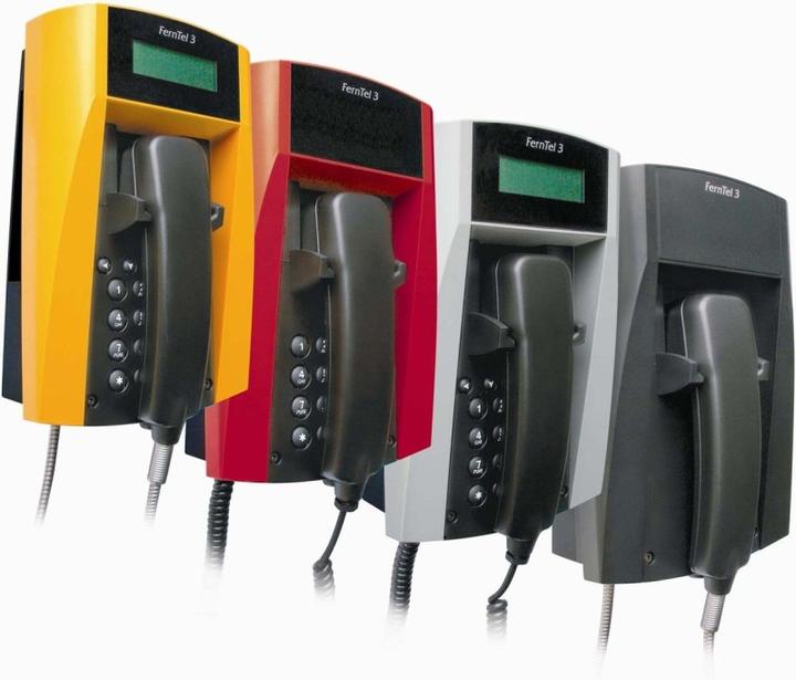 Produktbild FHF FernTel 3#11230021 Telefon o. Display Wendelschnur sw/ge - Analog-Telefon - Anal