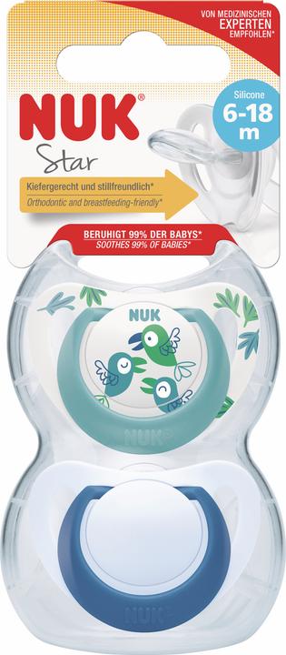 Image du produit NUK Sucettes Star (2 x, 6 - 18 M.)