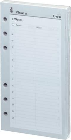Produktbild BSB-Obpacher Kalendereinlagen für Timer ca. A7 1Tag/1Seite (12 x 8 cm)
