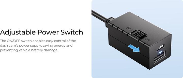 Actual product image Viofo OBD Power Cable OP100