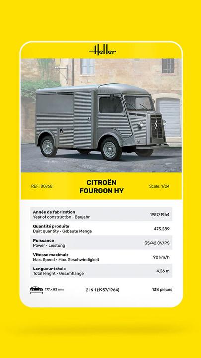 Immagine prodotto Heller Citroen Fourgon HY
