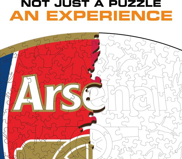 Produktbild Iconic Arsenal FC - Logo - Holz Puzzle Grösse S (150 Teile) (150 Teile)