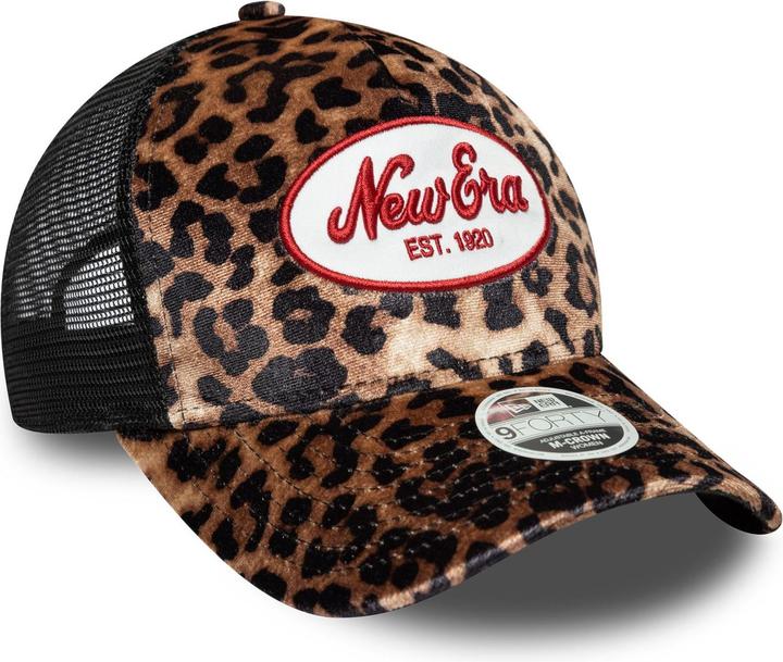 Produktbild New Era Damen 9Forty Trucker Cap - Patch Animal Leopard