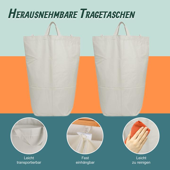 Produktbild Relaxdays Pfandflaschen-Sammelbehälter 2 Fächer (140 l)