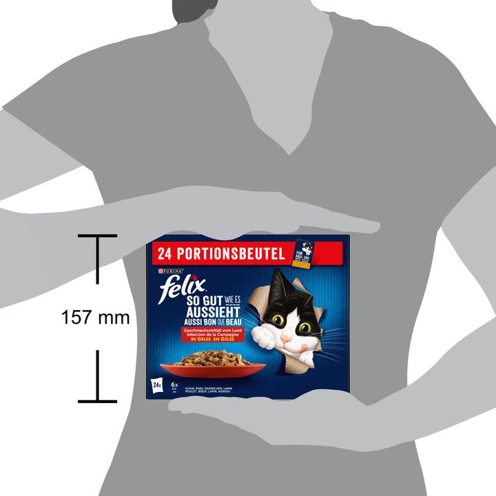 Produktbild Felix Agail Fleisch (Adult, 24 Stk., 2040 g)