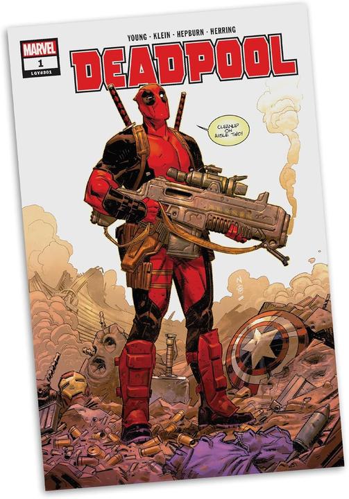 Actual product image McFarlane Marvel Collection PVC Statue 1/6 Deadpool (Deadpool #1) 27 cm
