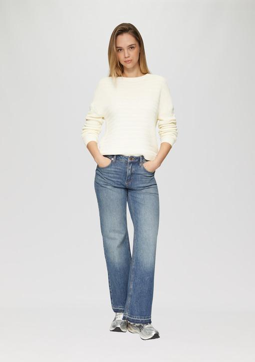 Immagine prodotto S.Oliver Strickpullover Baumwollmix-Pullover mit Strukturmuster (XXL)