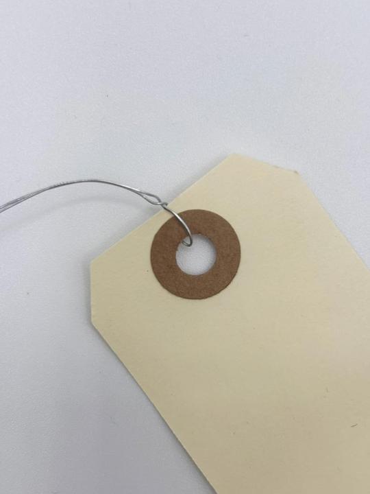 Produktbild Agipa Gep„ckanh„nger, 80 x 38 mm, neutral, mit Draht