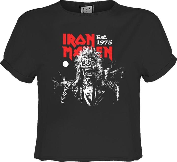 Immagine prodotto Amplified 50th 2 Colour 1975 Maglietta Corta Eddie Iron Maiden Donna (XL)
