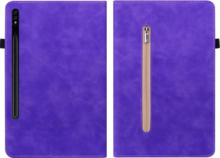Produktbild Cover-Discount Galaxy Tab S9 - Schutzhüllle mit Zipper Tasche violett (Samsung Galaxy Tab S9)
