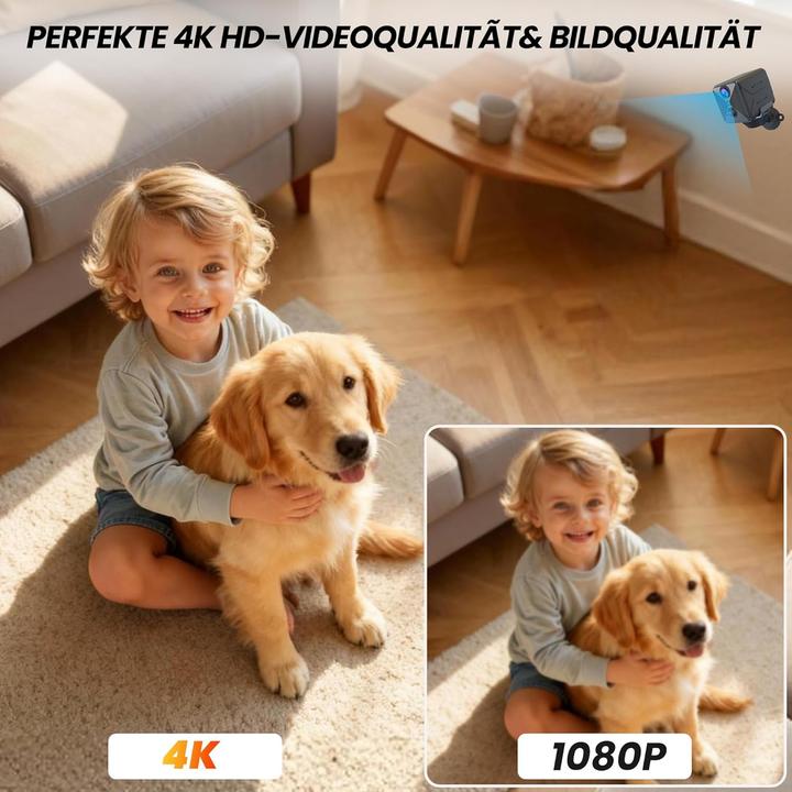 Produktbild Javiscam 4K Mini Überwachungskamera E7 mit Bewegungsmelder (3840 x 2160 Pixels)