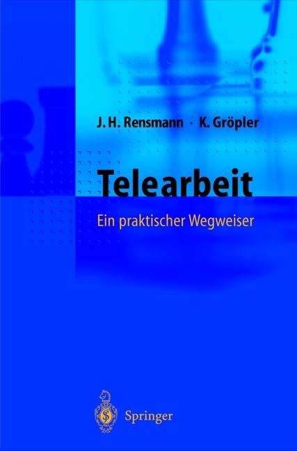 Produktbild Telearbeit (Deutsch, Jörg Hubert Rensmann, Klaus Gröpler, 2012)