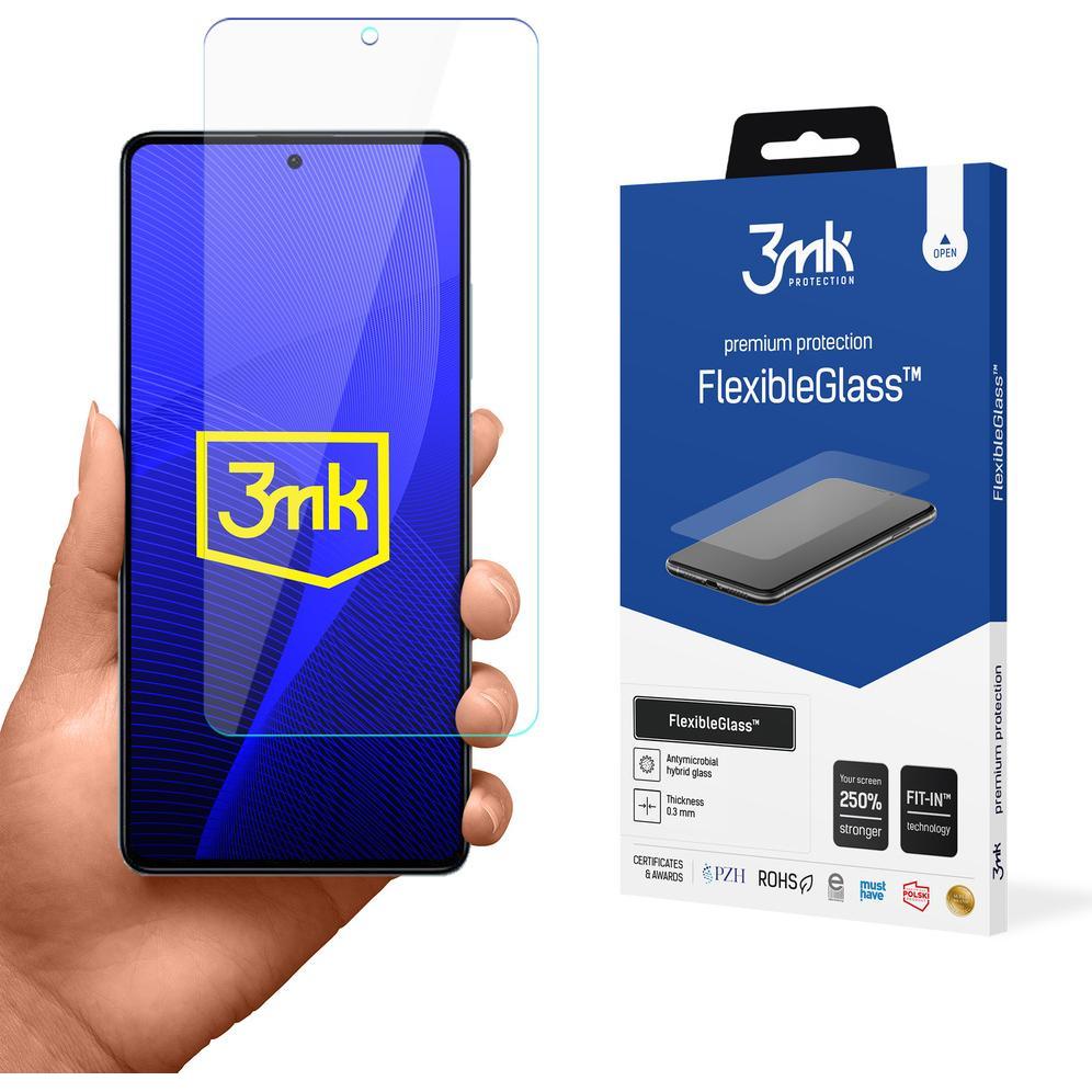 3Mk Trasparente Vetro Temperato Per Xiaomi Redmi Note 12 5G / Poco X5 5G Hybrid Flexi 7H Series Flexibleglass (1 Pz., Xiaomi Redmi Note 12 5G), Pellicola Protettiva Smartphone,