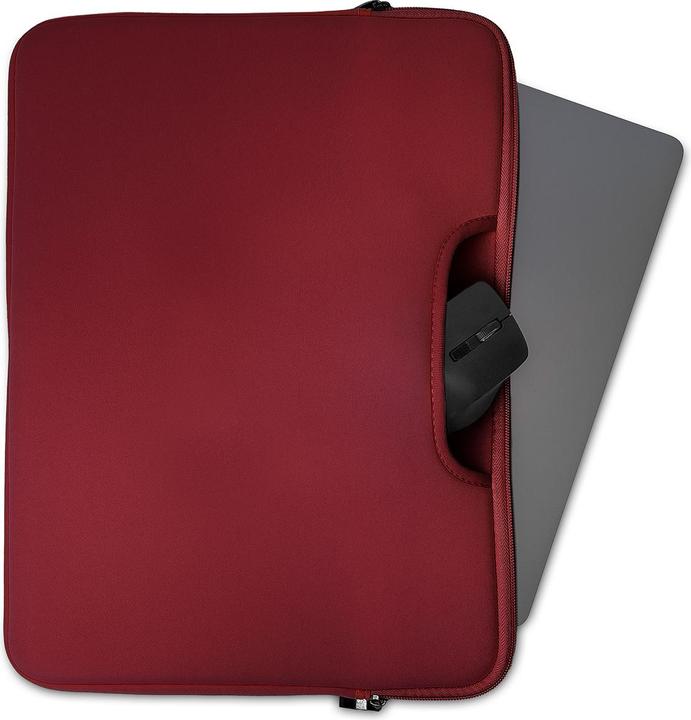 Actual product image Hurtel Universal case laptop bag 15.6 " tablet computer organizer red (15.60")