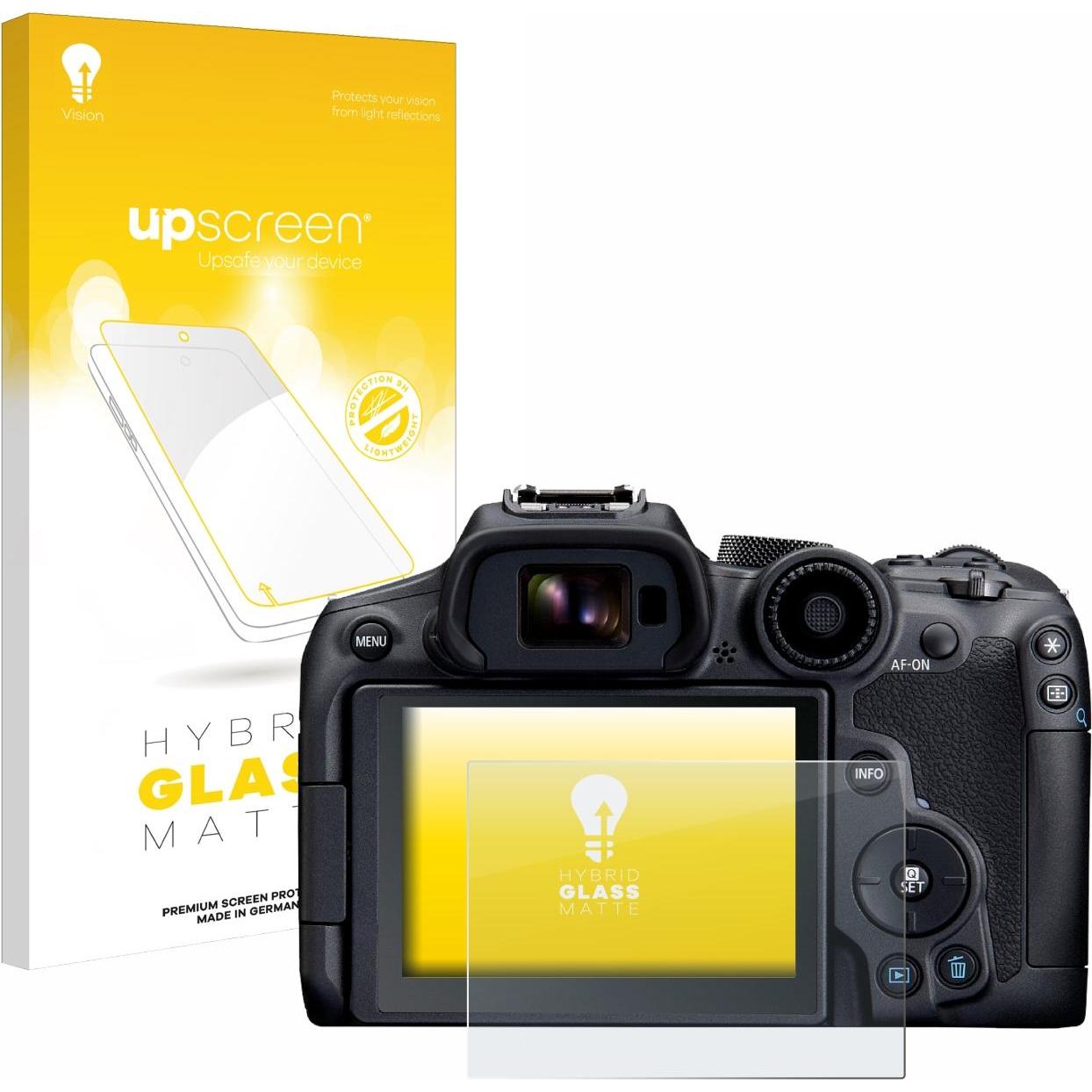 upscreen Reflection Shield Panzerglasfolie Matt (Displayschutz, EOS R7), Kameraschutz