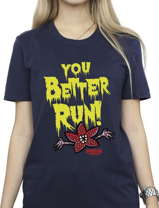 Image du produit Netflix - T-shirt STRANGER THINGS YOU BETTER RUN - Femme (S)