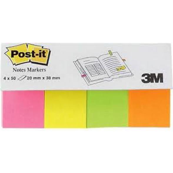Thumbnail - Post-it, Haftnotiz, Papiermarker (20 x 38 mm)