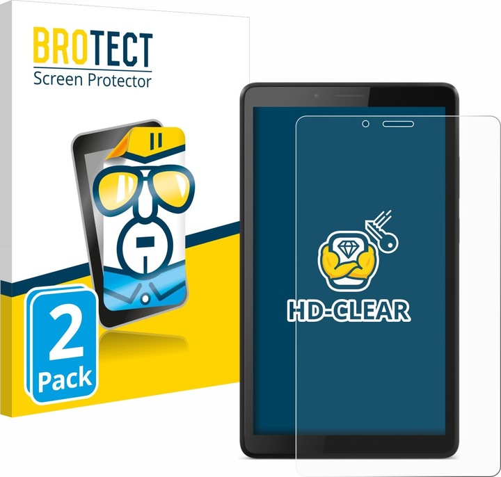 Produktbild BROTECT Schutzfolie Displayschutz Klar (2 Stück, Tab M7)