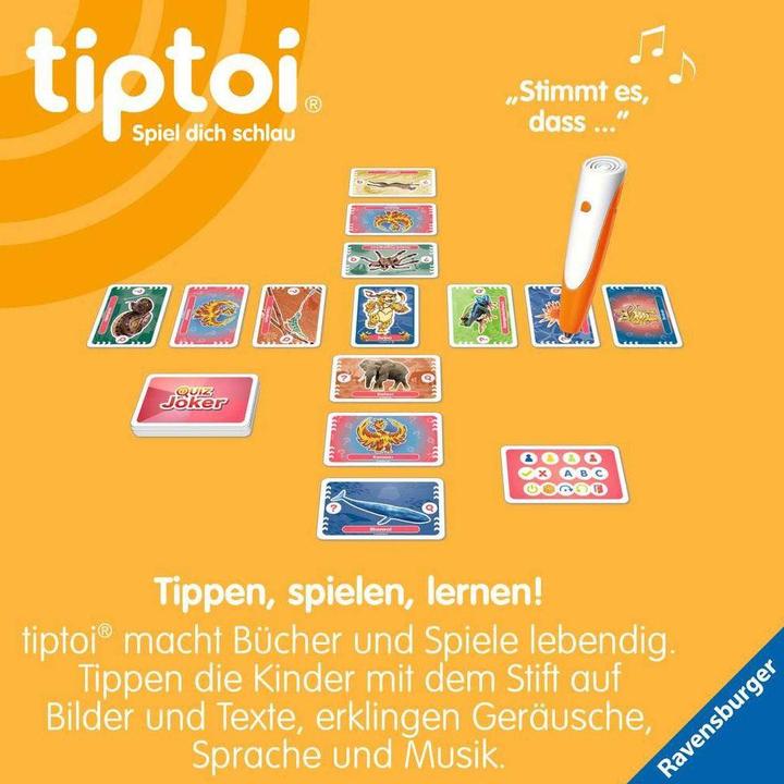 Actual product image tiptoi Quiz animal records (German, 1 - 4 Players)