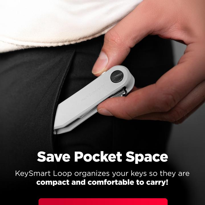 Actual product image Key Smart Loop Key Holder for AirTag