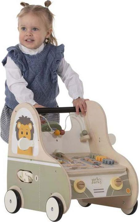 Actual product image Runner bear wood Jack and Jacky