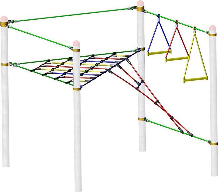 Huck Seiltechnik Vario climbing park Viereck