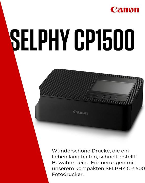 Produktbild Canon Selphy CP1500 (Thermotransfer, Farbe)