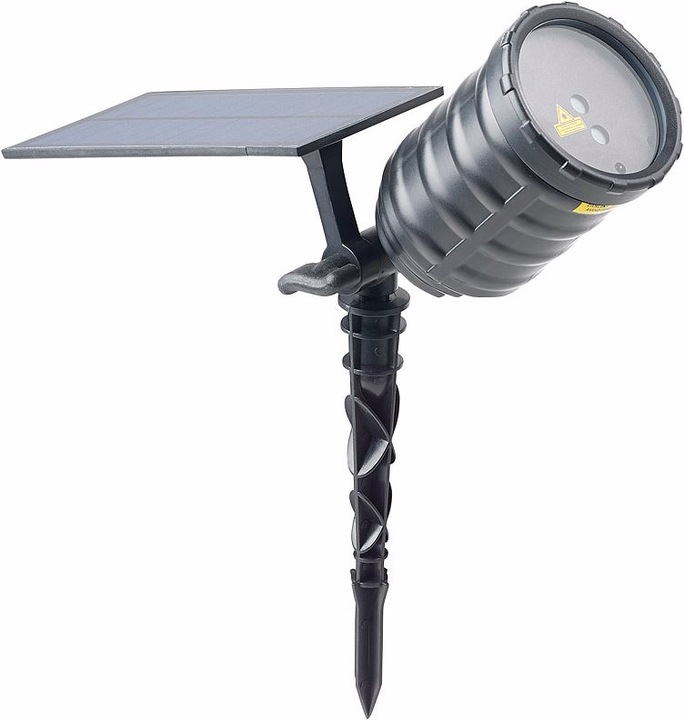 Actual product image Lunartec Solar laser projector with star rain light effect (IP65)