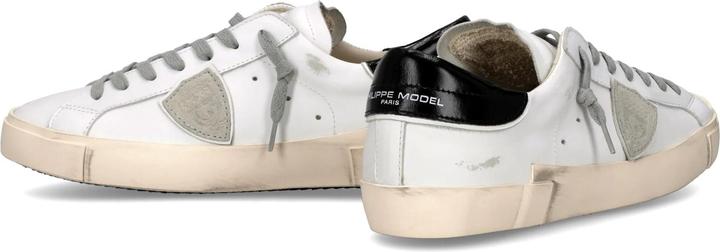 Image du produit Philippe Model prsx low leather sneakers, black and white (40)