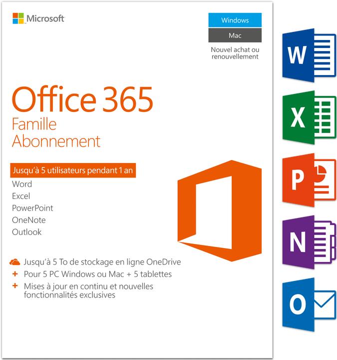 Produktbild Microsoft Office 365 Home (1 User, 12 Monate)