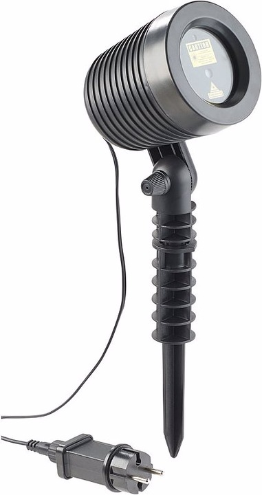 Actual product image Lunartec Laser projector with star rain light effect