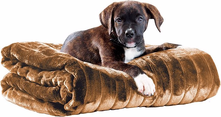 Produktbild Wilson Gabor Elegante Webpelz-Decke "Nerz" (150 x 210 cm)
