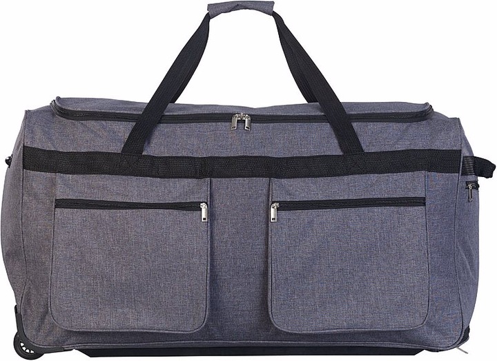 Xcase 2er-Set faltbare XXL-Reisetaschen mit Trolley-Funktion & Teleskop-Griff (160 l)