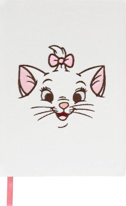 Actual product image Disney The Aristocats A5 premium plush notebook (A5, Lined, Hardcover)
