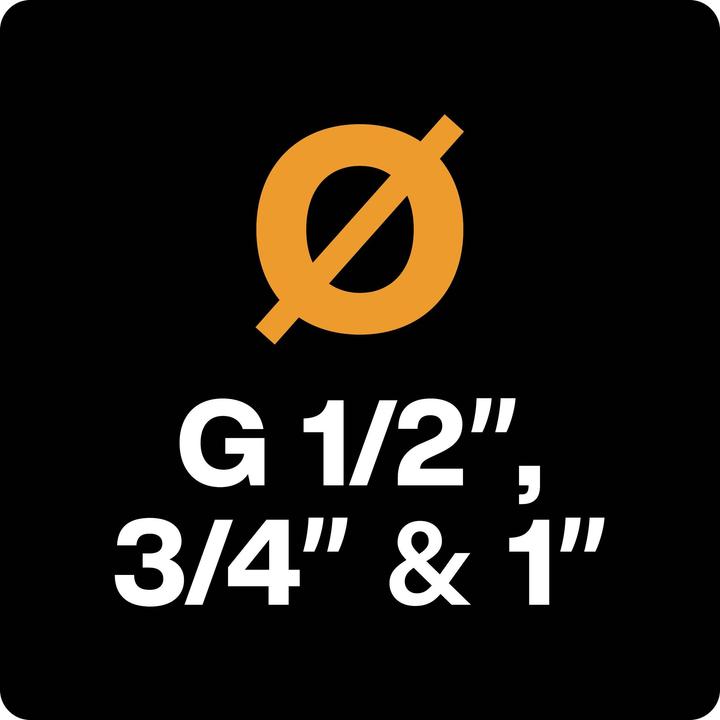 Actual product image Fiskars Timer/timer with 2 outputs, For all common tap sizes, Easy-to-read L (Water timer)