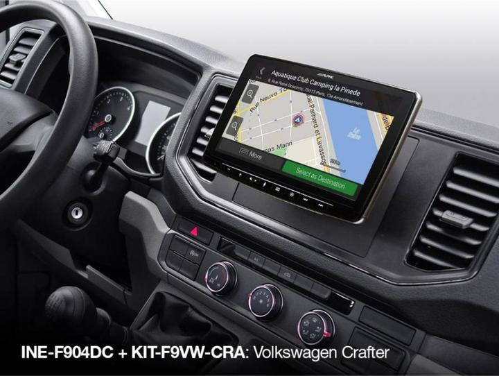 Actual product image Alpine INE-F904DC Halo9 mit LKW- und Reisemobilprofilen, 9-Zoll Display, GPS (9")