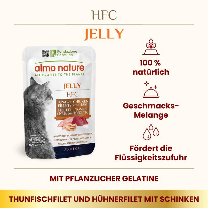 Actual product image Almo Nature HFC Jelly (Senior, Adult, 1 pcs., 55 g)