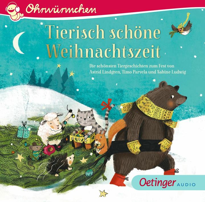 Animal beautiful christmas time (Timo Parvela, Sabine Ludwig, Astrid Lindgren, German)