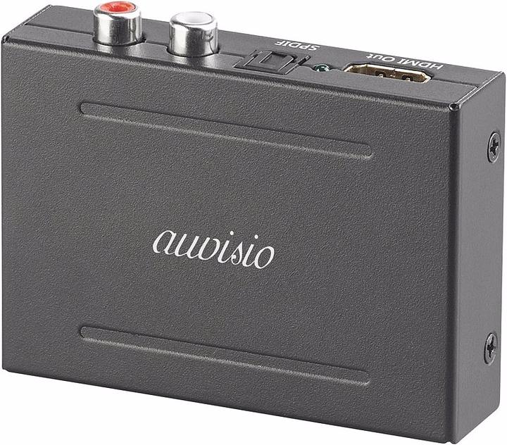 Auvisio HDMI-Audio-Konverter zu TOSLINK und Stereo-Cinch (Video Switch)