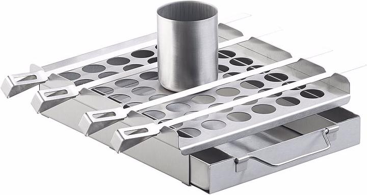 Actual product image Rosenstein & Söhne Stainless steel 5in1 grill attachment