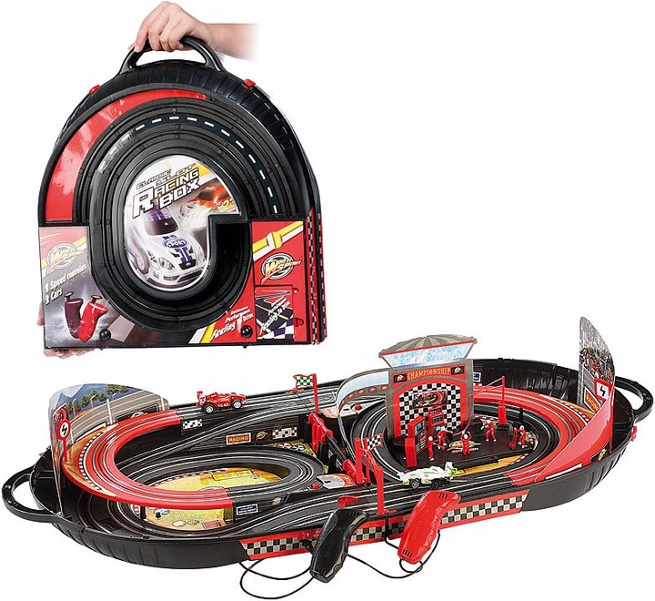 Playtastic Piste de course portable dans une valise