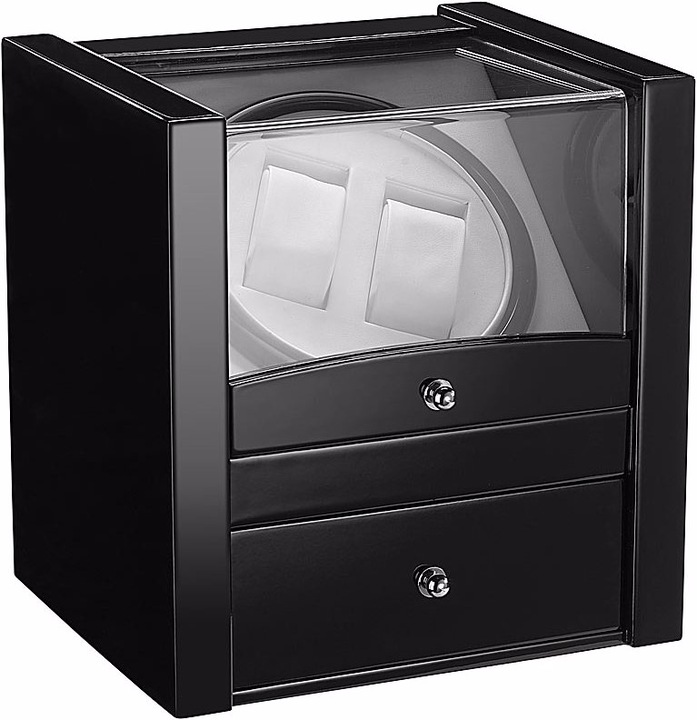 Produktbild St. Leonhard Design-Uhrenbeweger für 2 Automatik-Uhren in edler Holzoptik