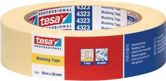 Produktbild tesa Kreppband Beige (L x B) 50 m (30 mm)