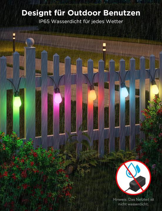 Image du produit Govee Guirlande lumineuse LED Smart RGBICW (15 m)