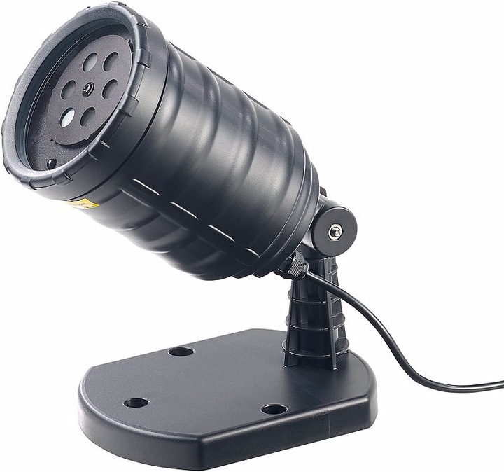Actual product image Lunartec Motif laser projector with 6 patterns